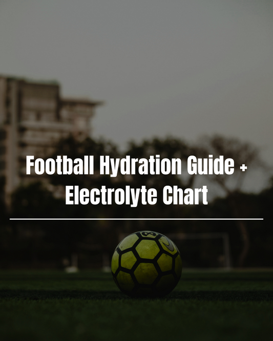 Football Hydration Guide + Electrolyte Chart